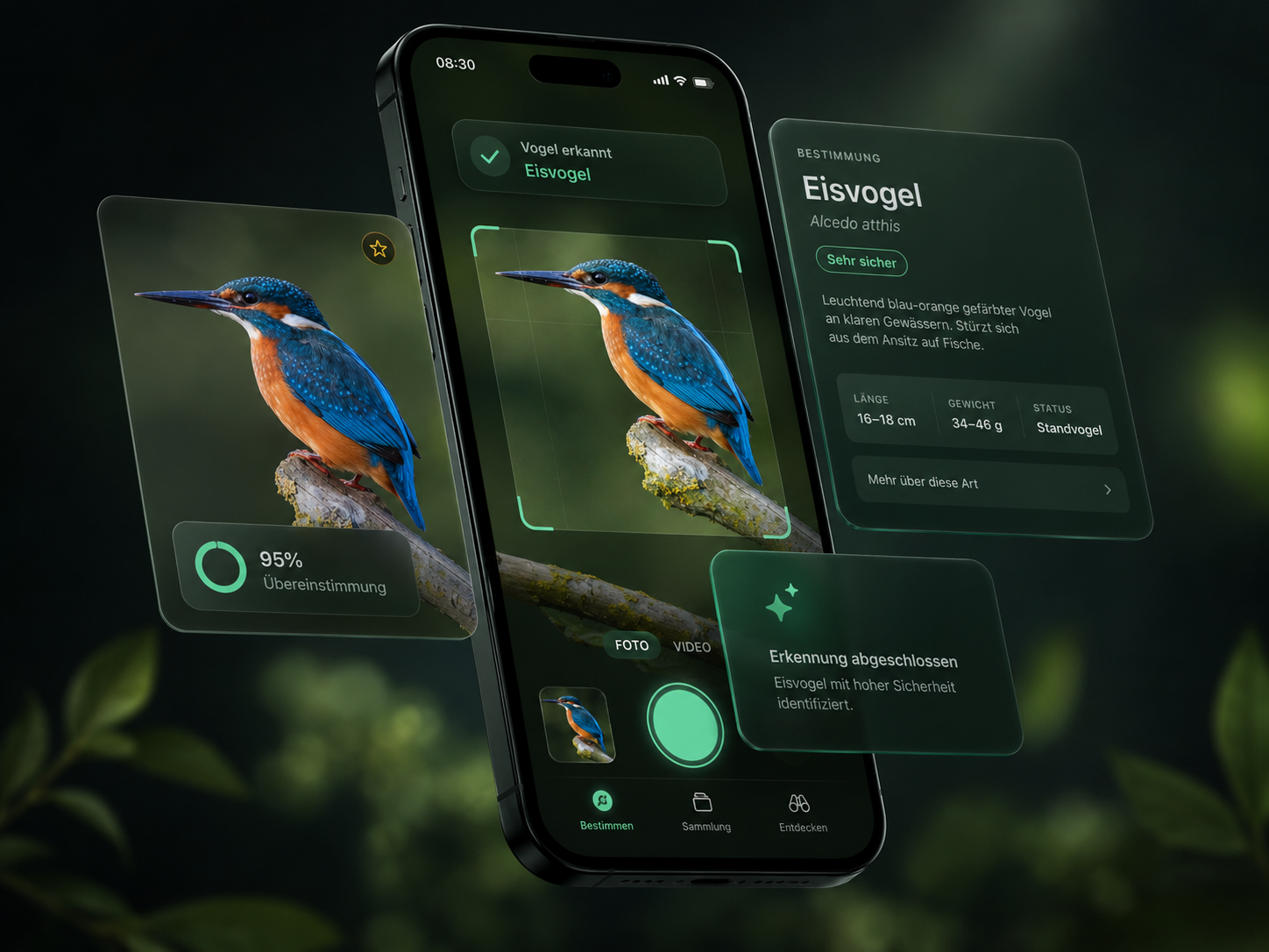 AnimalScout-App – Steckbrief und Sammlung des Eisvogels